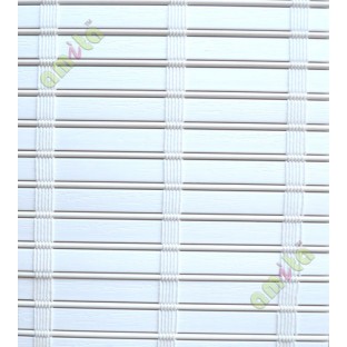 Rollup mechanism white with stripes color PVC blind